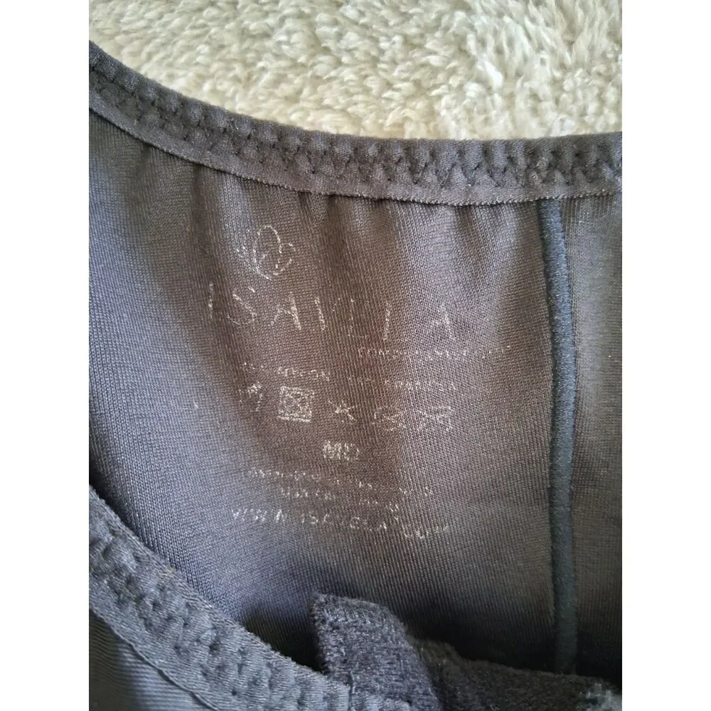 Isavela Medium Recovery Bodysuit Mens Post Surgery Firm Compression Thigh Length